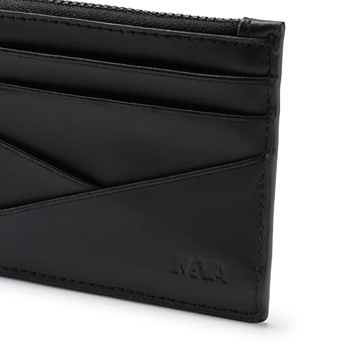nava-design-metric-portafoglio-pelle-compatto-6-carte-con-zip-e-rfid image 6