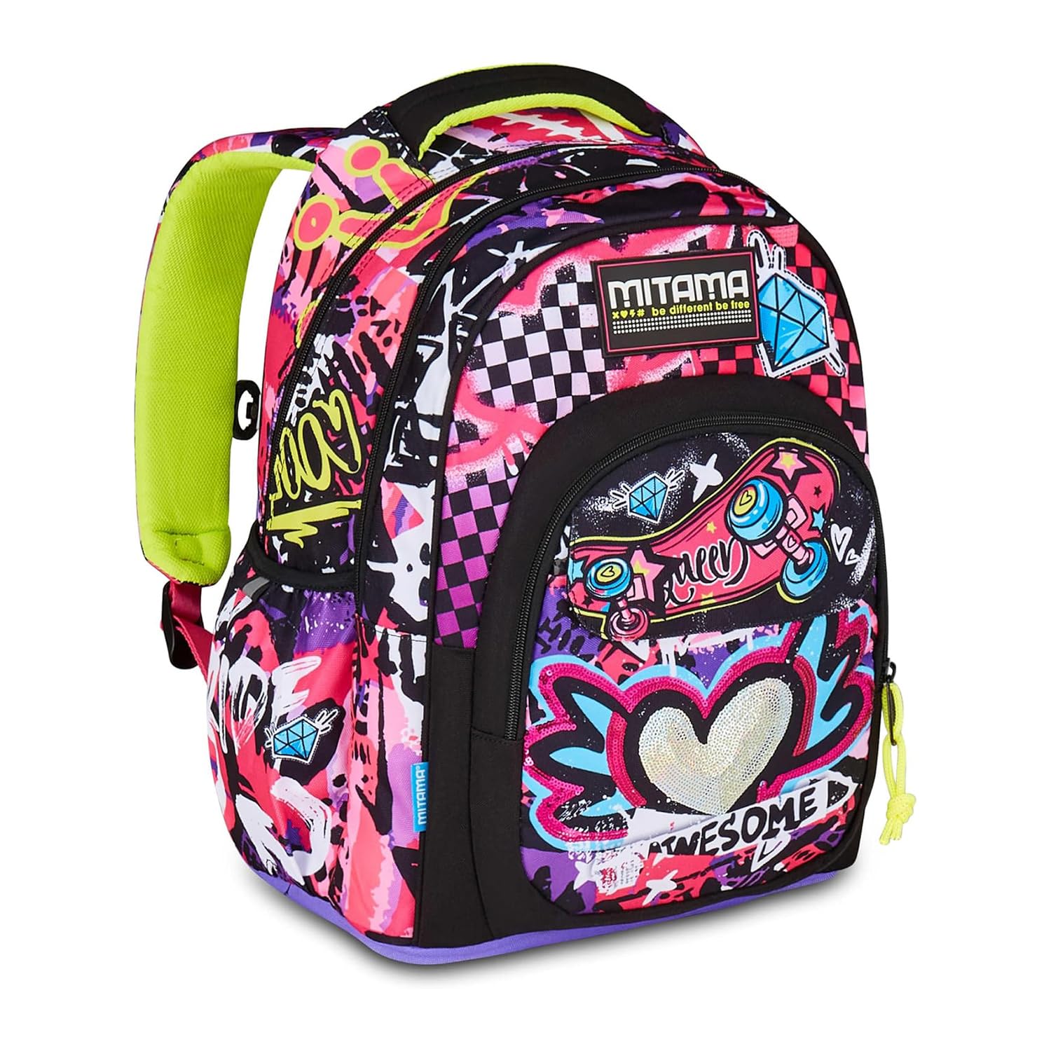mitama-new-plus-urban-queen-zaino-scuola-30-l-triplo-scomparto image 1