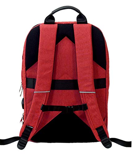 invicta-biz-s-zaino-ufficio-rosso-16-lt-porta-pc-13-con-usb image 4