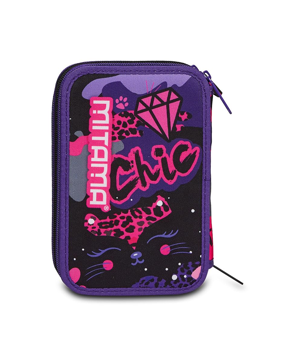 mitama-astuccio-scuola-3-scomparti-super-triplo-chic-nero-completo-47-pz image 6