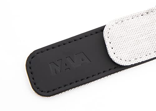 nava-design-twin-portachiavi-piatto-in-tessuto-melange-bianco-10x3-cm image 6