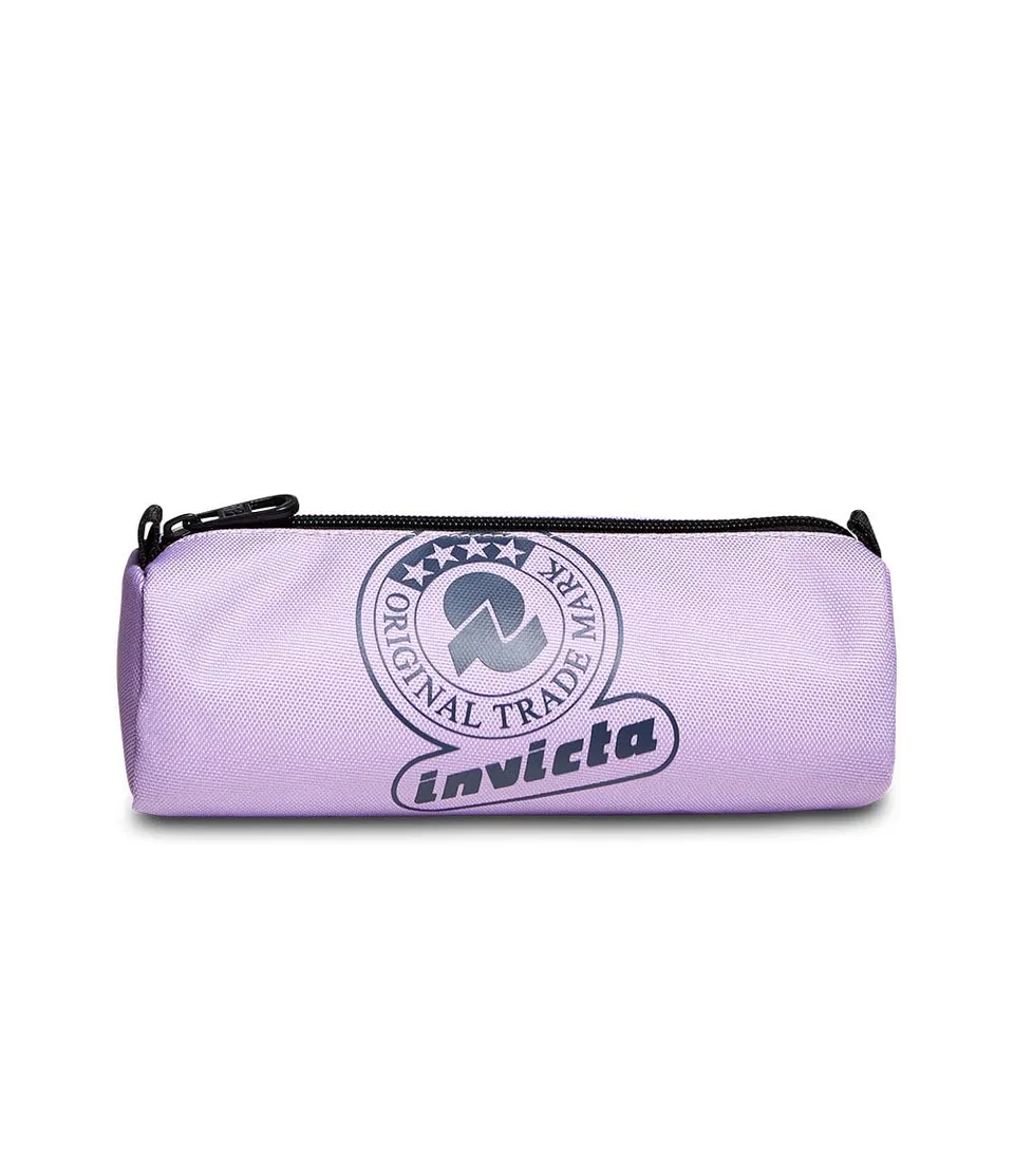 invicta-logo-astuccio-scuola-mono-scomparto-viola-21-5x7x6-cm image 1