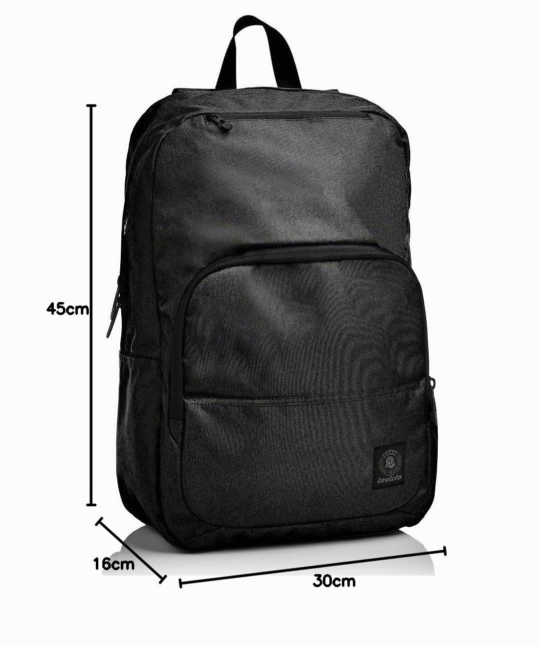 invicta-easy-medium-zaino-ufficio-nero-20-lt-porta-laptop-15-6 image 8