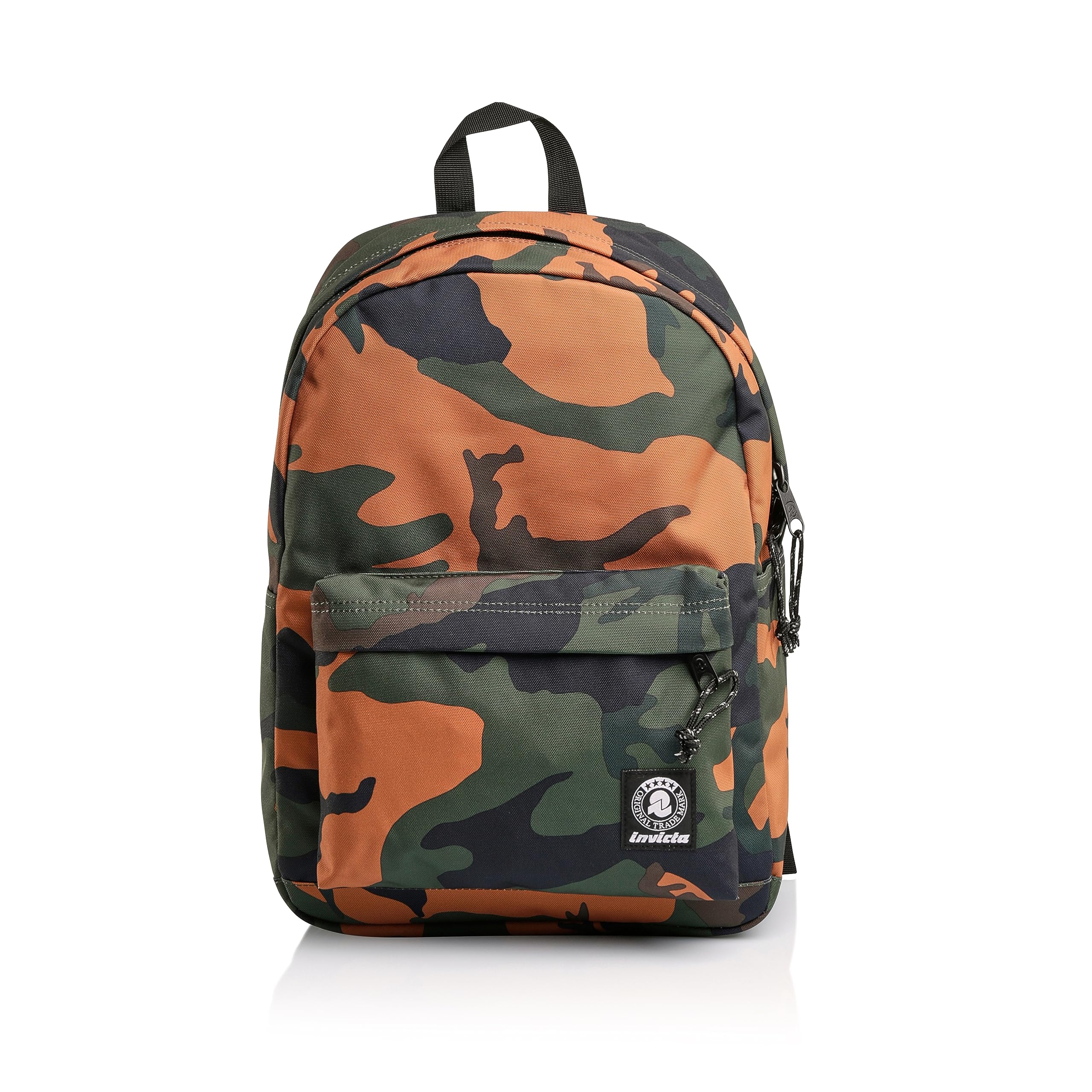 invicta-carlson-fantasy-zaino-scuola-mono-scomparto-27l-porta-pc-arancione-verde image 1