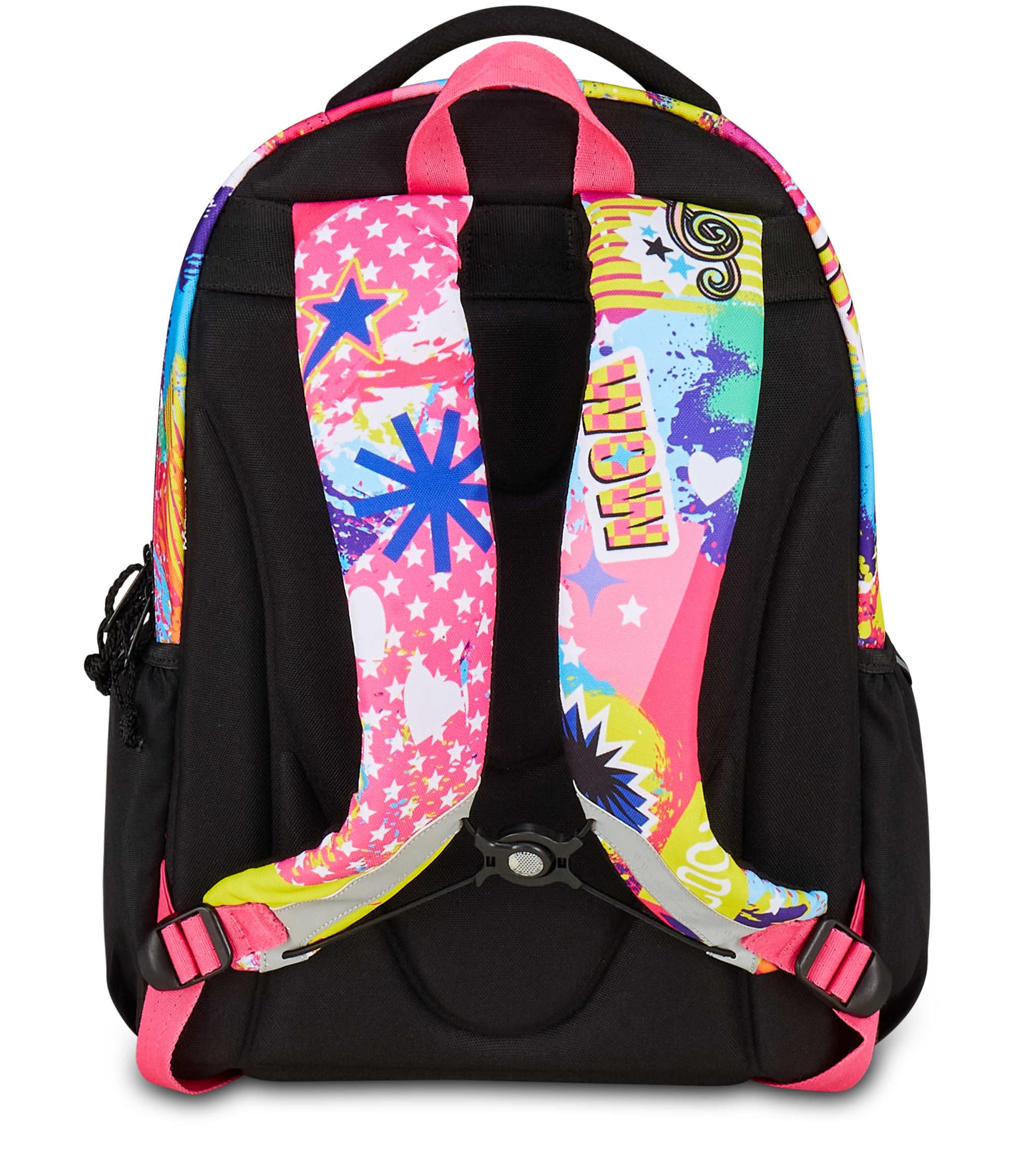 mitama-zaino-new-plus-music-sticker-rosa-zaino-scuola-elementare-30-l image 4