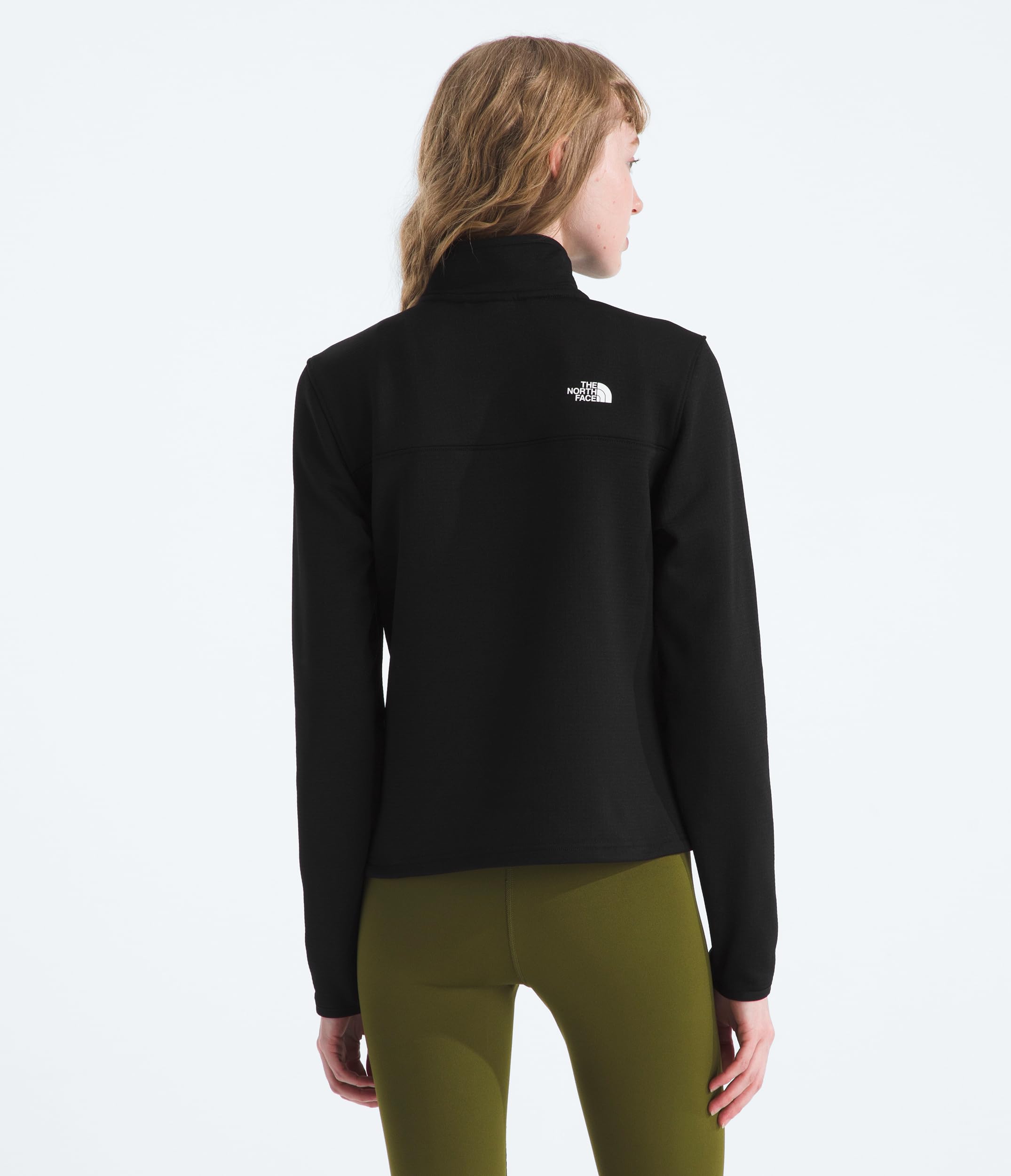 the-north-face-cedar-trail-grid-fleece-1-4-zip-donna image 2
