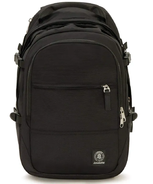 invicta-business-zaino-grigio-27-lt-porta-laptop-15-6-con-power-bank image 1