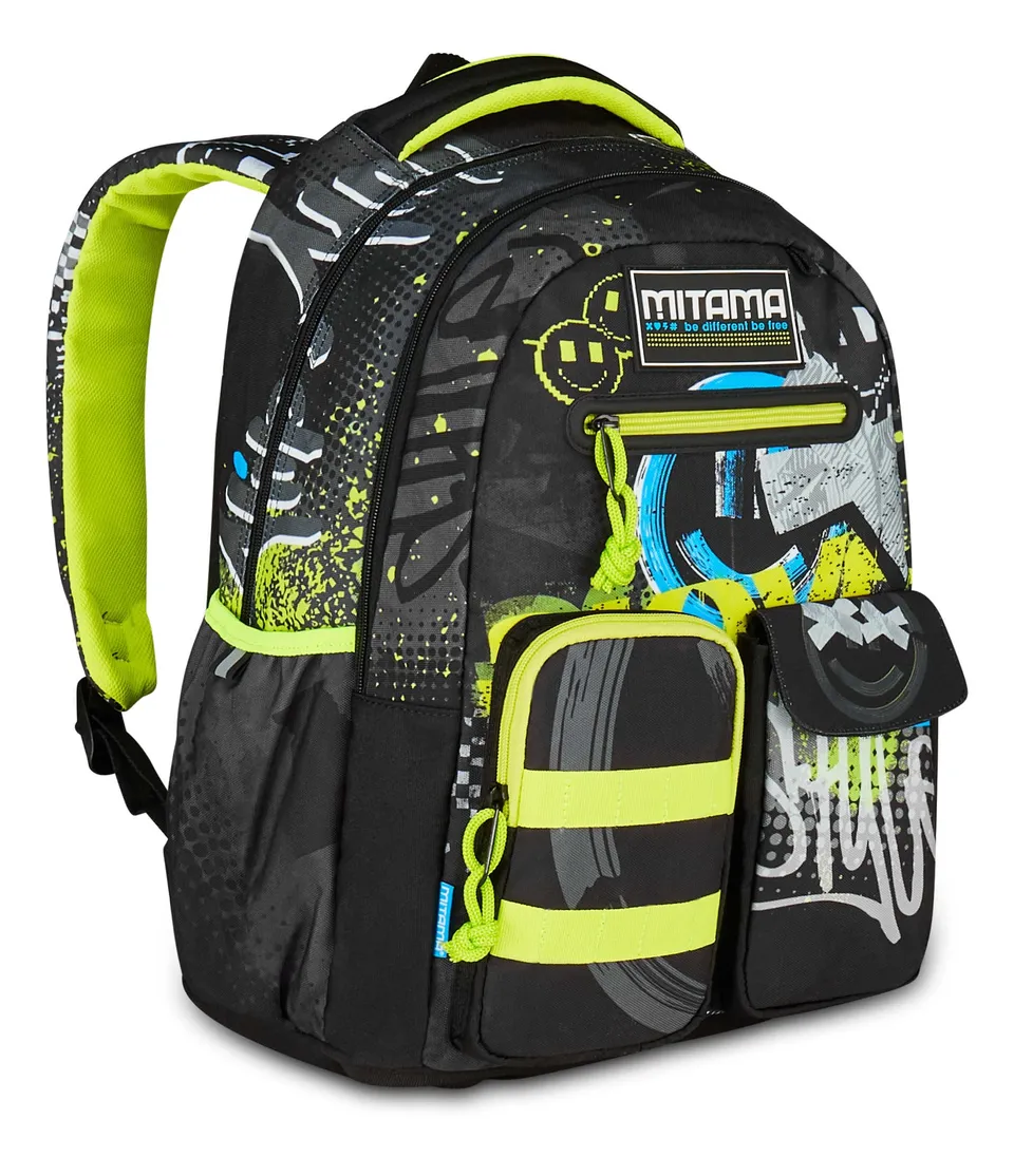 mitama-new-plus-urbansmile-zaino-scuola-elementare-30-l-nero image 1