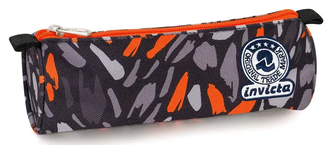invicta-art-astuccio-bustina-portapenne-nero-arancione-21-5-cm image 1