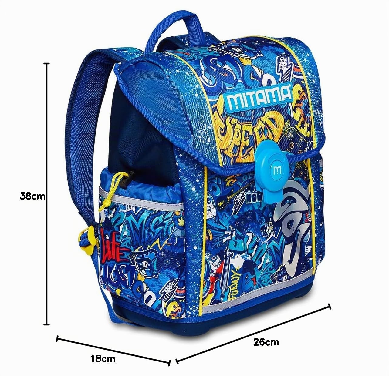 mitama-upside-speedy-blu-zaino-scuola-doppio-scomparto-impermeabile image 7