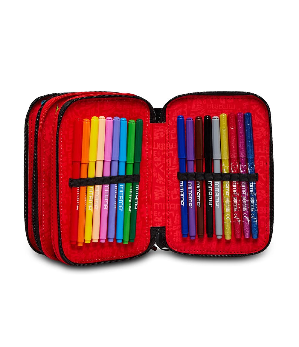 mitama-astuccio-3-scomparti-super-triplo-brilliant-love-nero-46-pz image 3