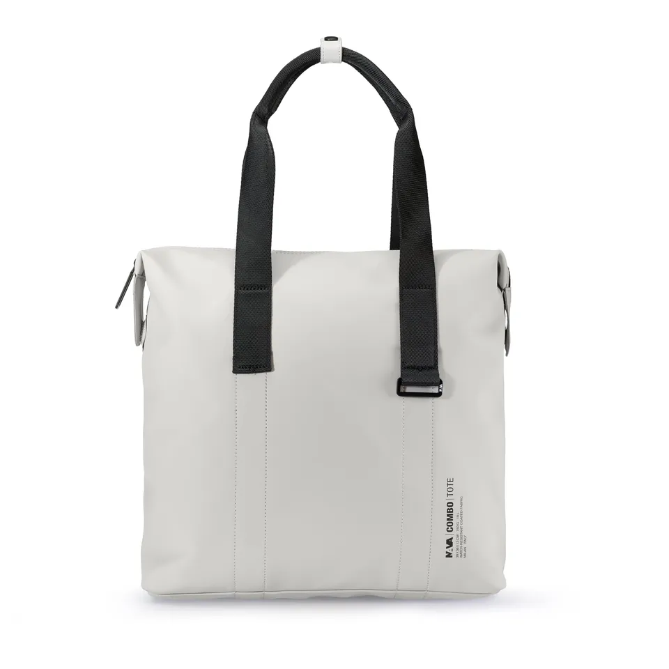 nava-design-combo-tote-bag-shopper-waterproof-con-busta-rimovibile-bianca image 1