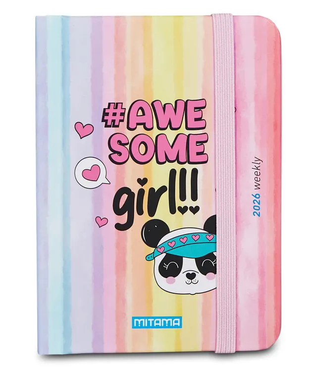 mitama-agenda-bigiornaliera-2026-awesome-girl-pocket-8x11-cm image 1
