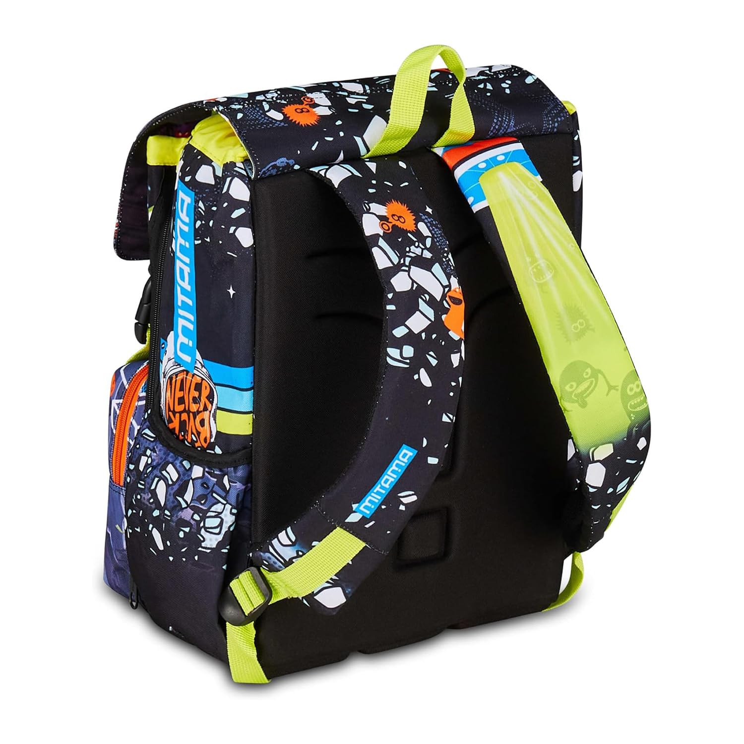 mitama-4zip-zaino-scuola-triplo-scomparto-disco-space-nero-estensibile-28-l image 6