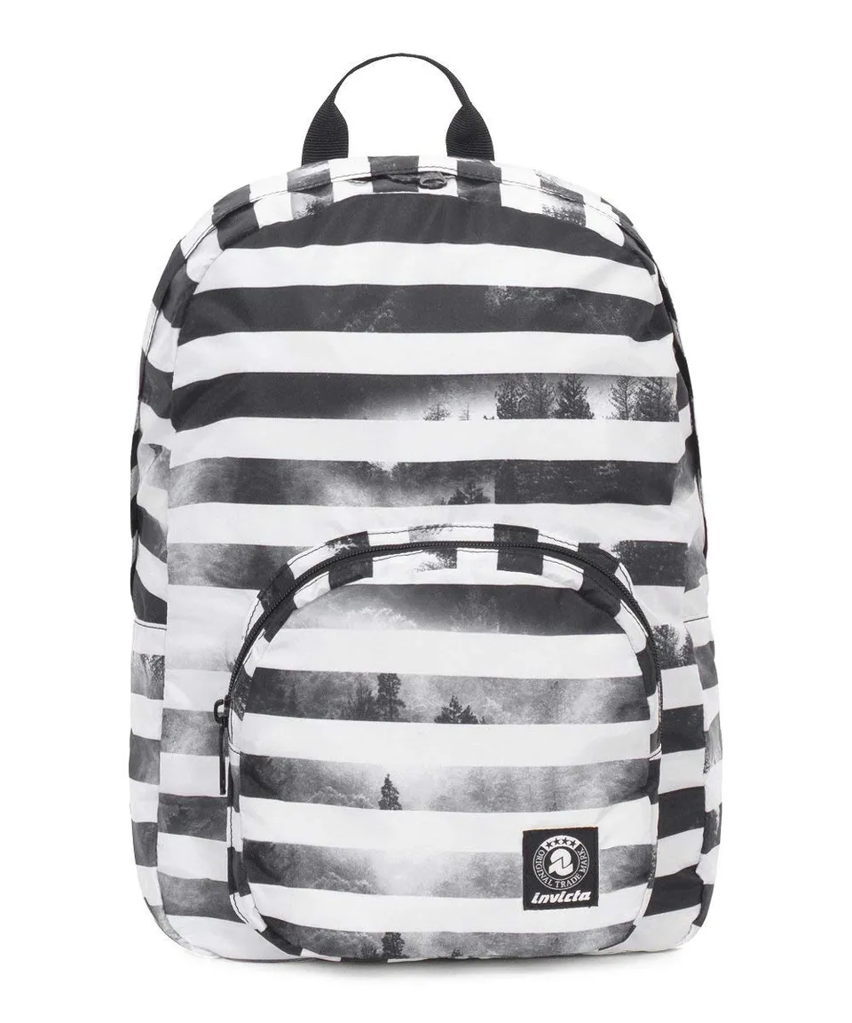 invicta-packable-smart-zaino-ripiegabile-20-lt-bianco-e-nero image 1
