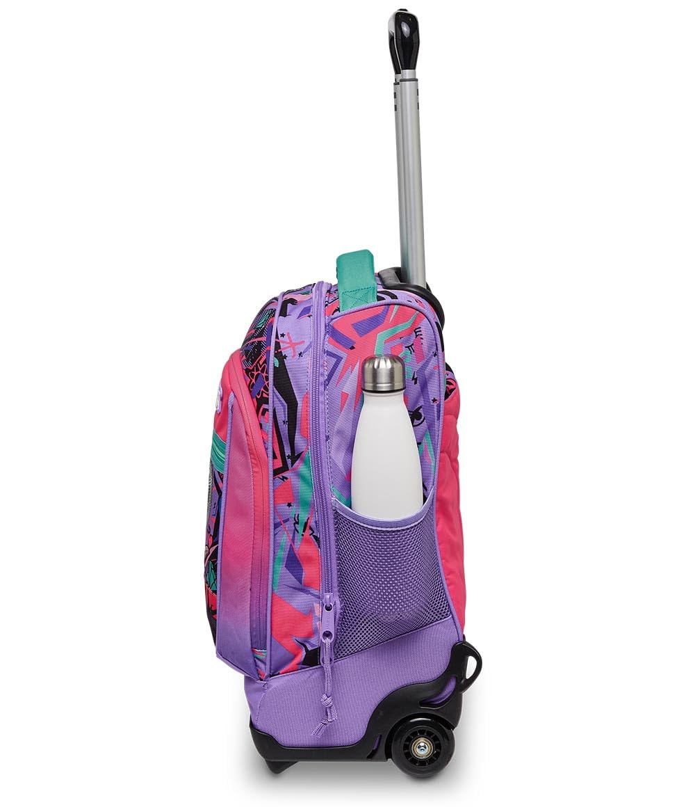 mitama-dr-trolley-junior-girls-club-trolley-scuola-viola-doppio-scomparto image 7