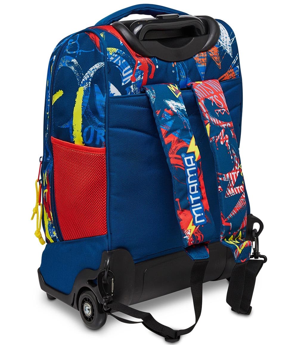 mitama-dr-trolley-junior-street-life-blu-trolley-scuola-doppio-scomparto image 6
