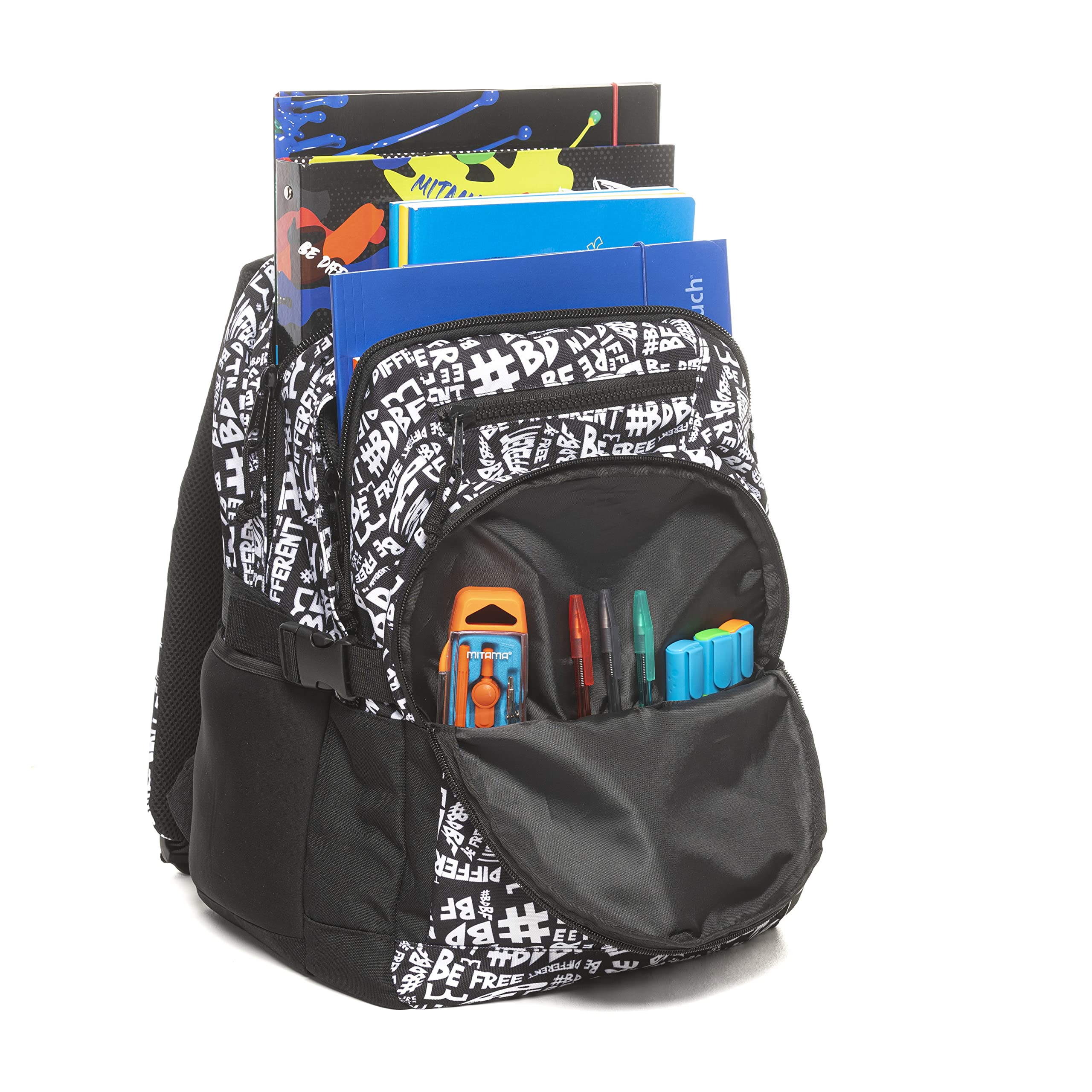 mitama-bdbf-lettering-zaino-scuola-30-l-con-usb-e-tasca-pc image 5