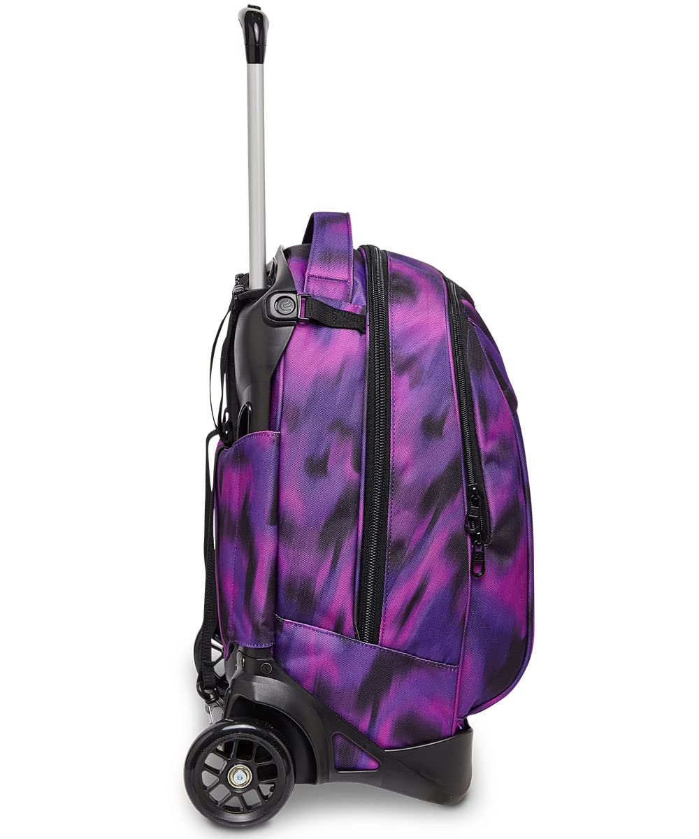 invicta-trolley-scuola-sganciabile-new-tech-space-pink-viola-triplo-uso-zaino-co image 3