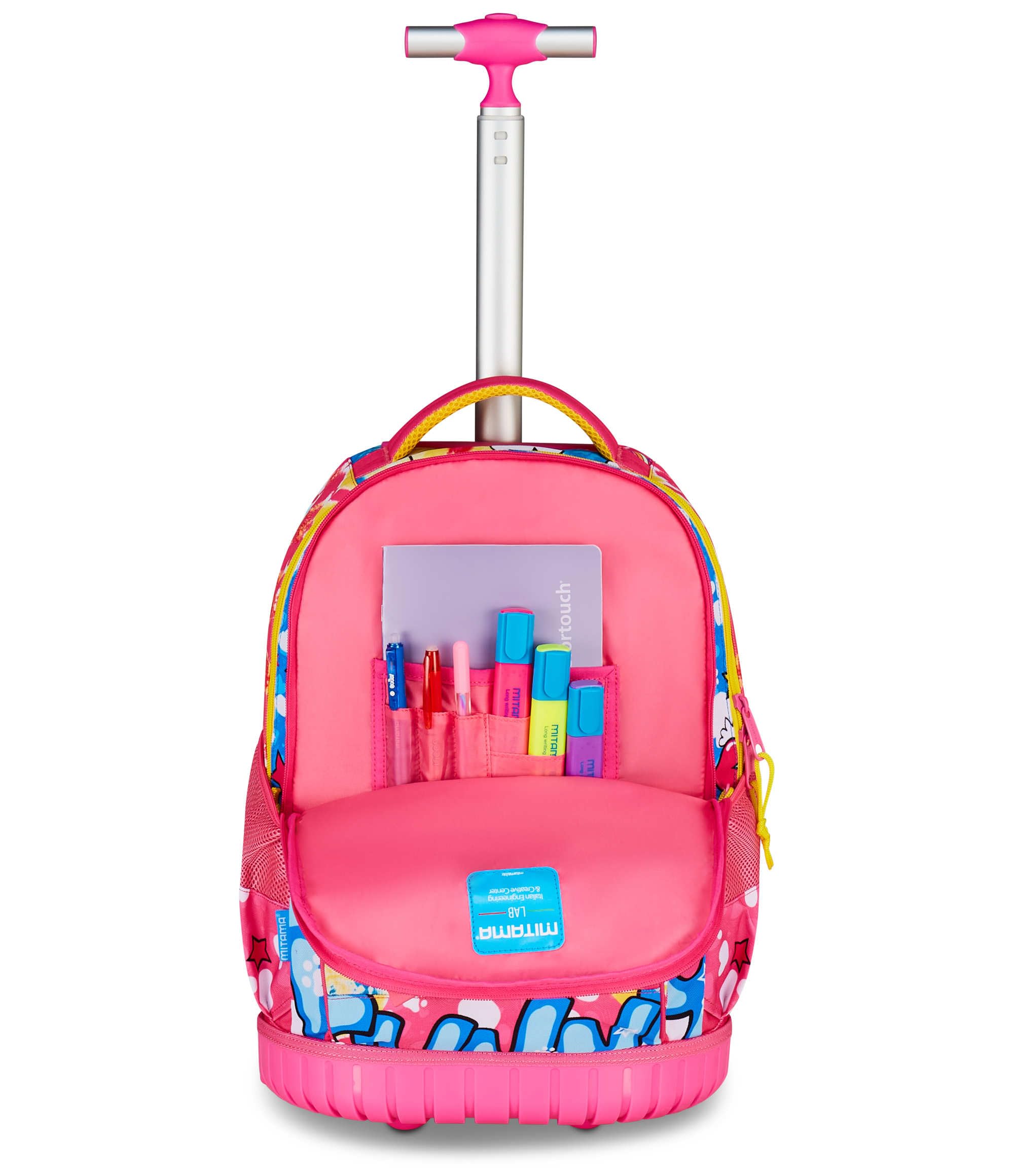 mitama-run-maxi-catrock-fucsia-trolley-scuola-doppio-scomparto image 6