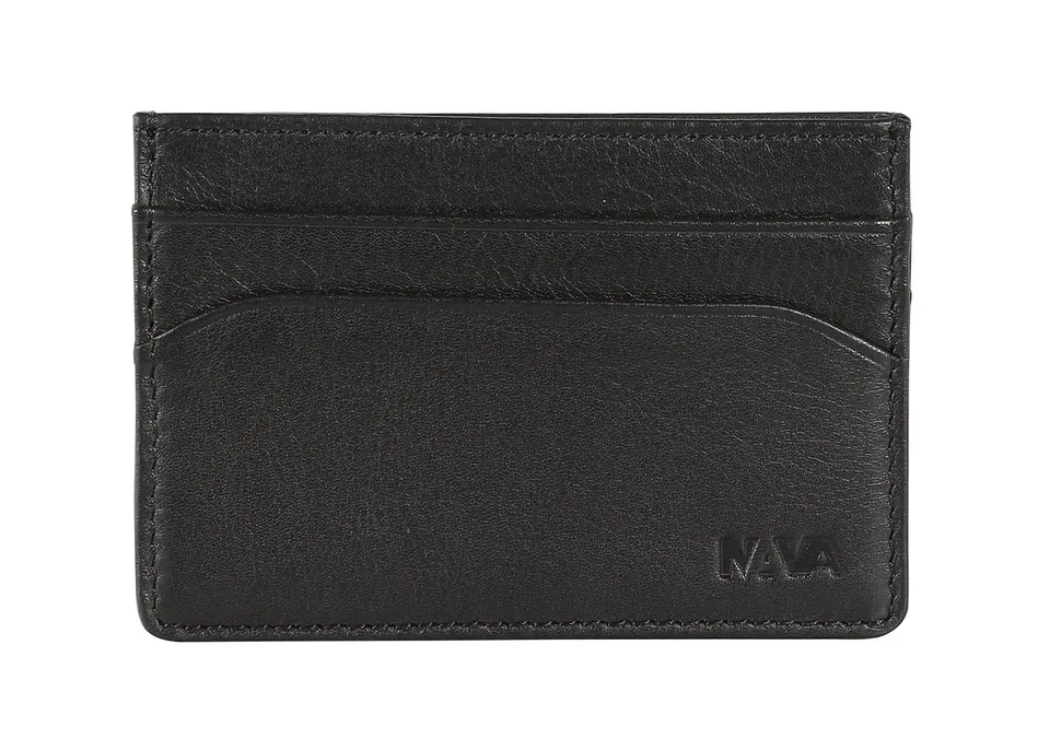 nava-design-smooth-porta-carte-pelle-nero-4-carte-7x10-cm image 1