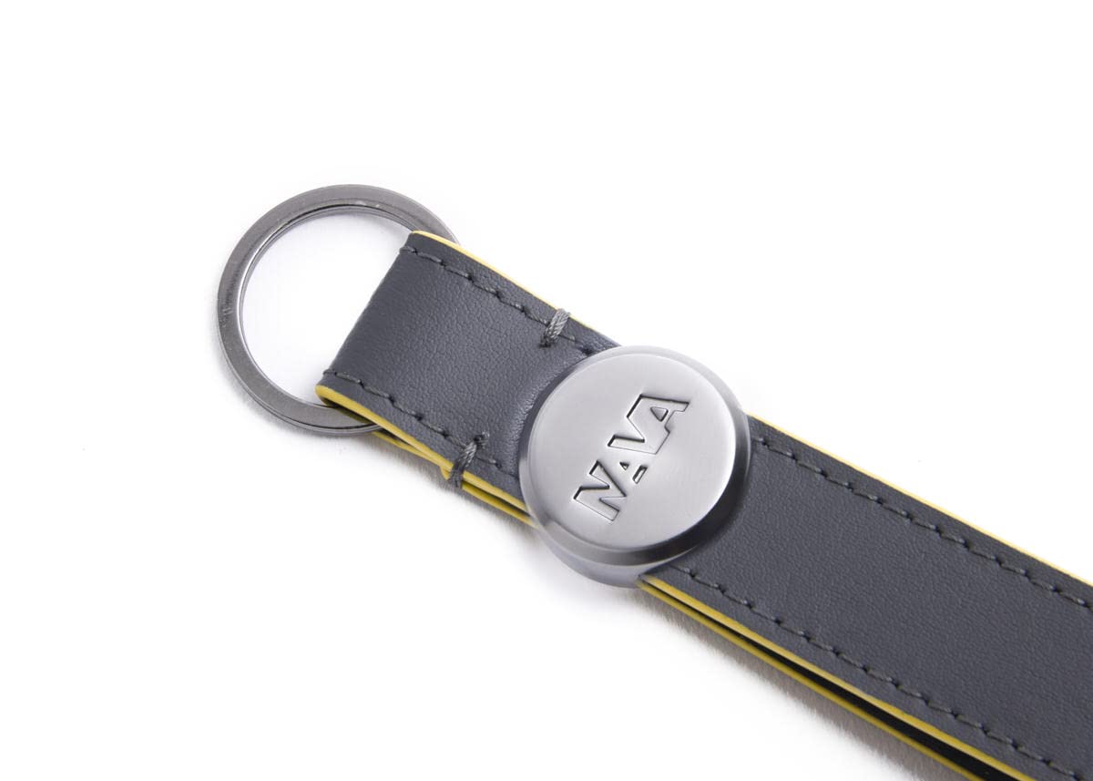 nava-design-metric-portachiavi-pelle-con-anello-grigio-giallo-14-x-2-cm image 3