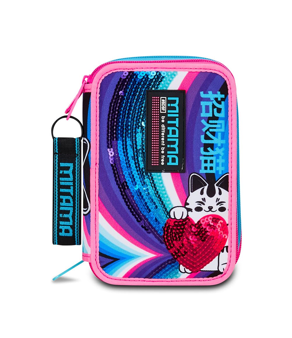 mitama-super-triplo-color-rainbow-cat-astuccio-3-scomparti-50-pezzi-bambina image 6