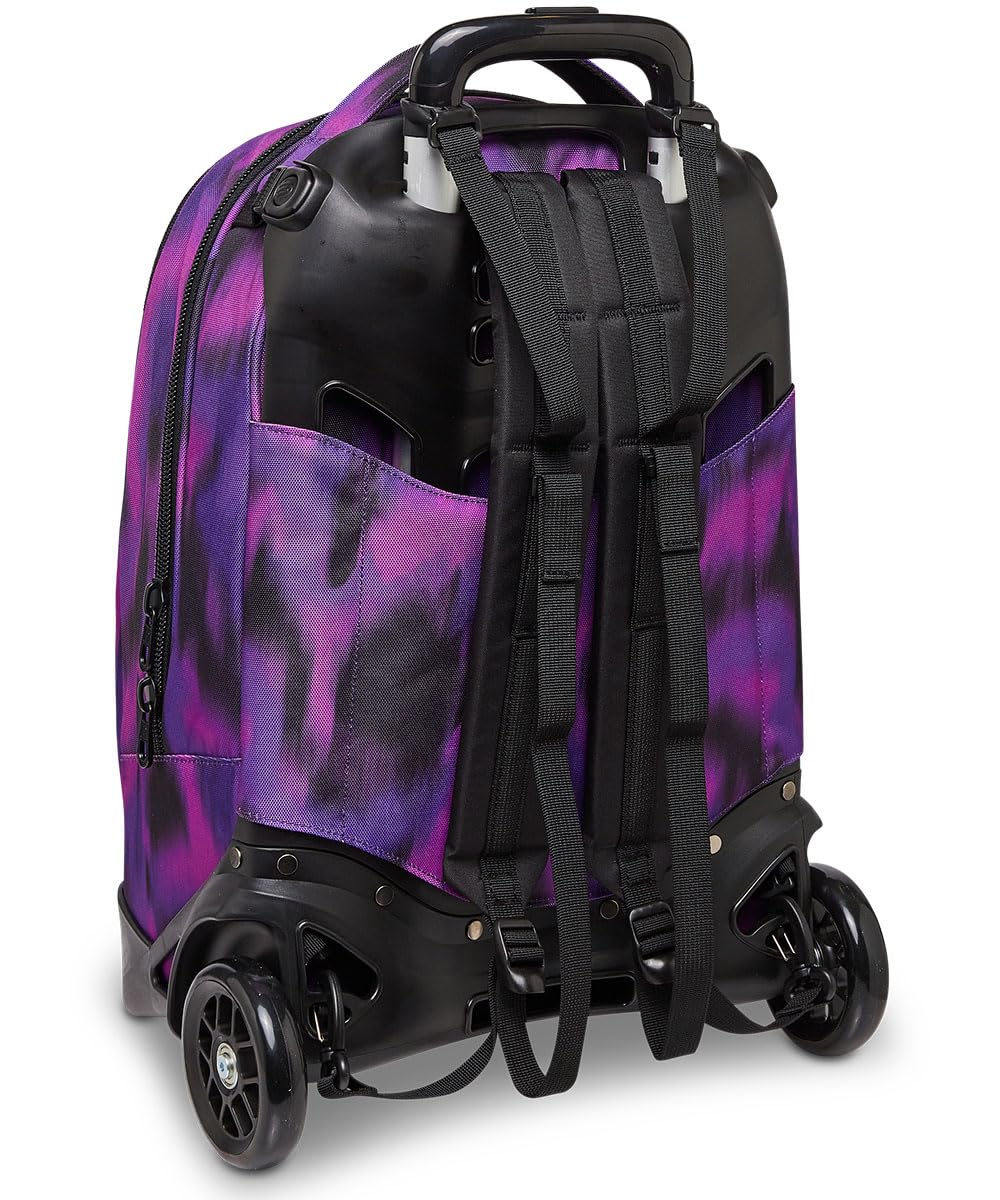 invicta-trolley-scuola-sganciabile-new-tech-space-pink-viola-triplo-uso-zaino-co image 7
