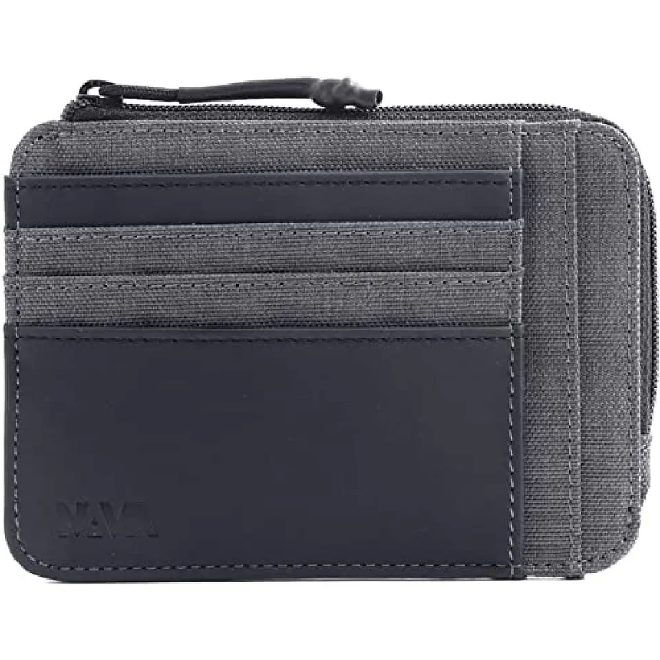 nava-design-twin-porta-carte-8-slot-con-zip-e-rfid-antracite image 1