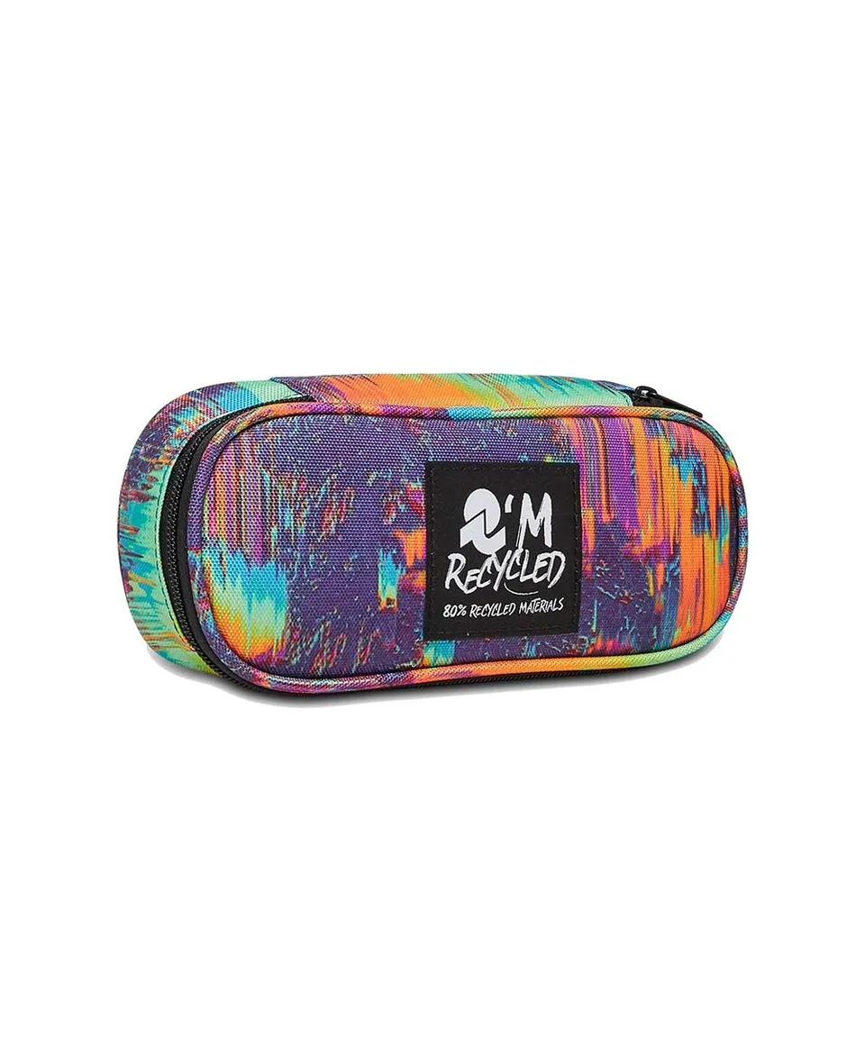invicta-portapenne-lip-pencil-bag-multicolore-con-taschino-interno-scuola image 1