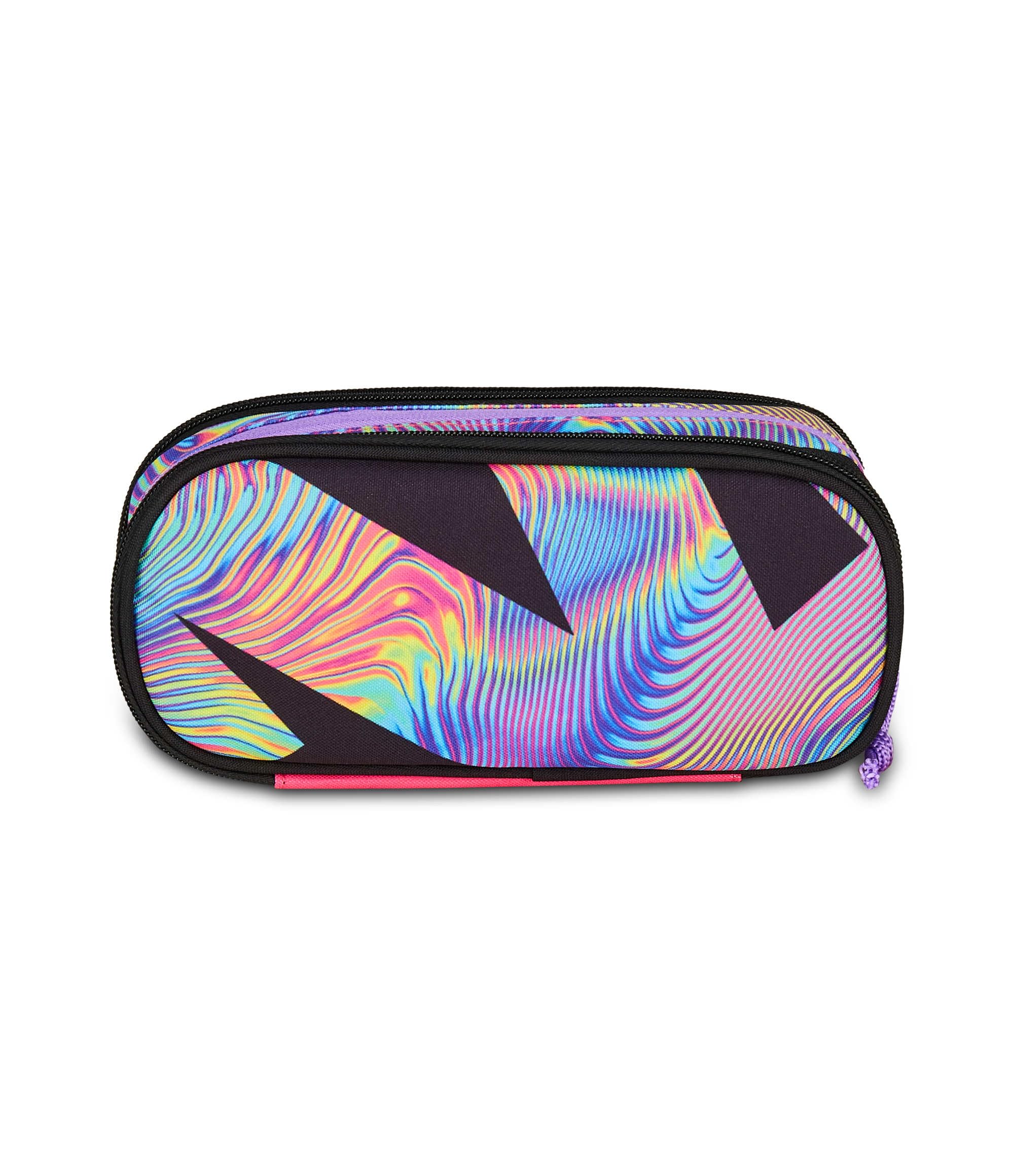 mitama-zipack-astuccio-scuola-triplo-scomparto-completo-nero image 3