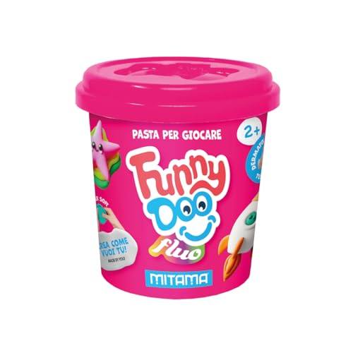 mitama-funny-doo-tris-3-barattolini-pasta-modellare-fluo-arancio-rosa-verde image 6