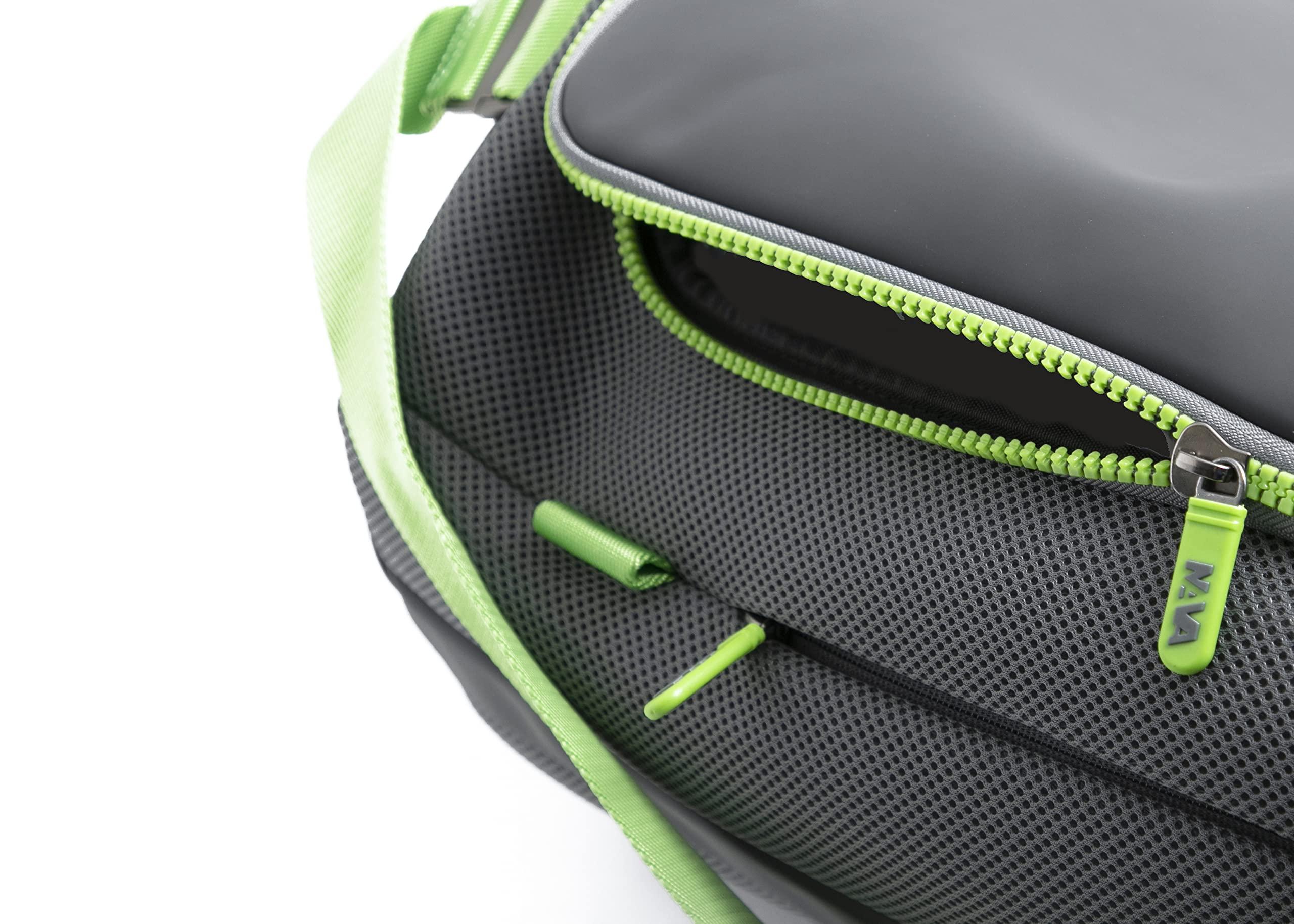 nava-design-easy-break-borsone-sportivo-zainabile-grigio-scuro-verde-fluo-28-x-5 image 5