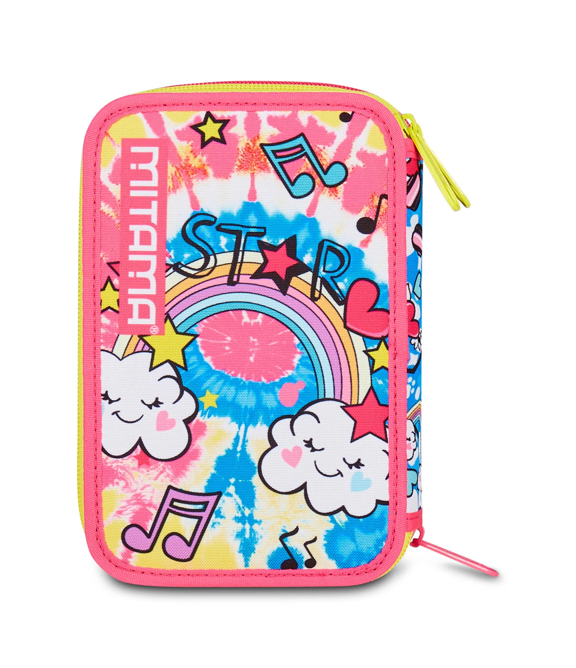 mitama-triplo-catrock-astuccio-scuola-3-scomparti-da-47-pz-completo image 3
