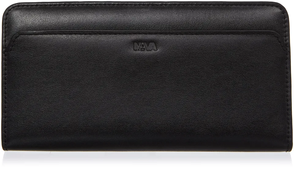 nava-design-porta-documenti-da-viaggio-nero-con-7-slot-carte-19-x-10-x-3-cm image 1