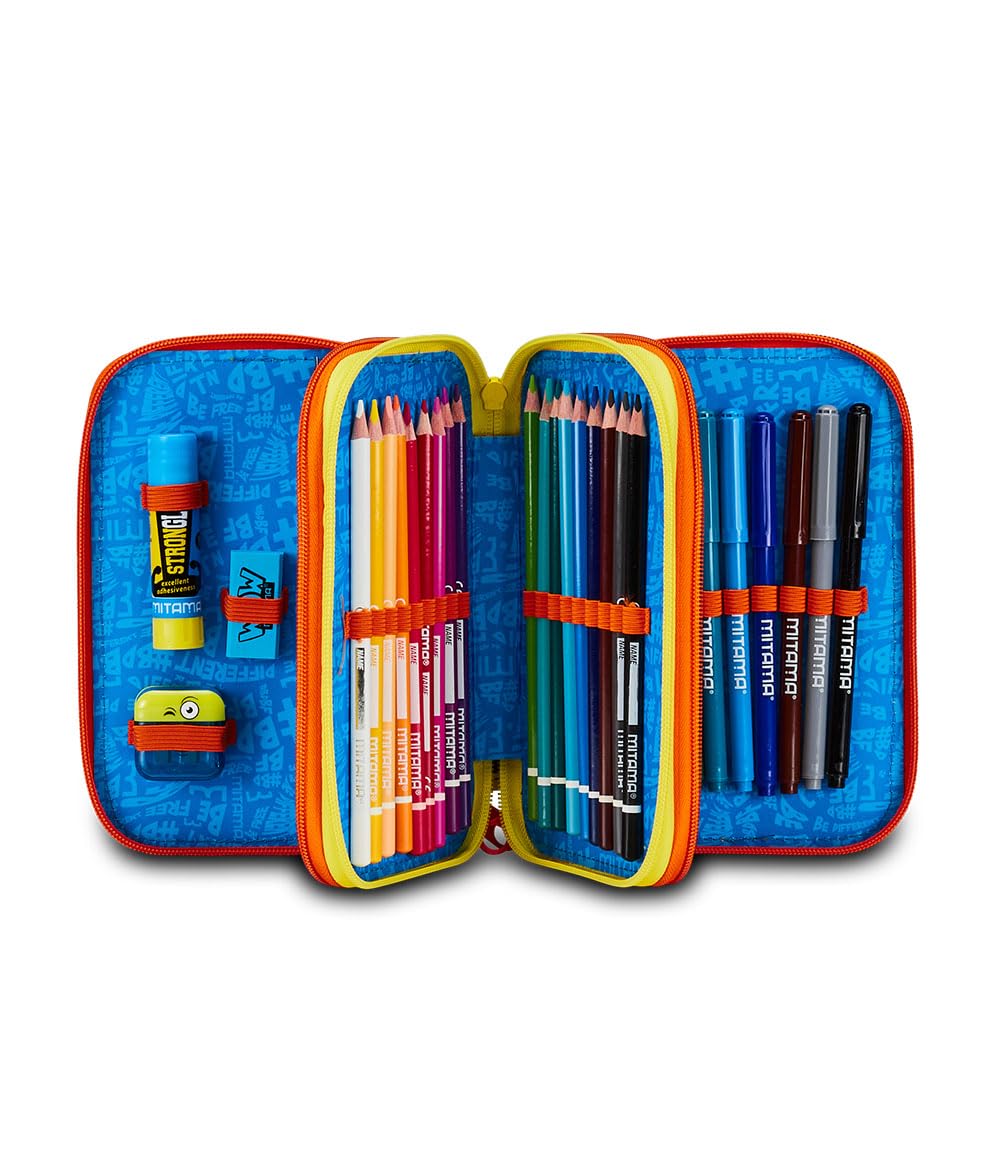 mitama-triplo-urban-game-astuccio-scuola-3-scomparti-47-pz image 2