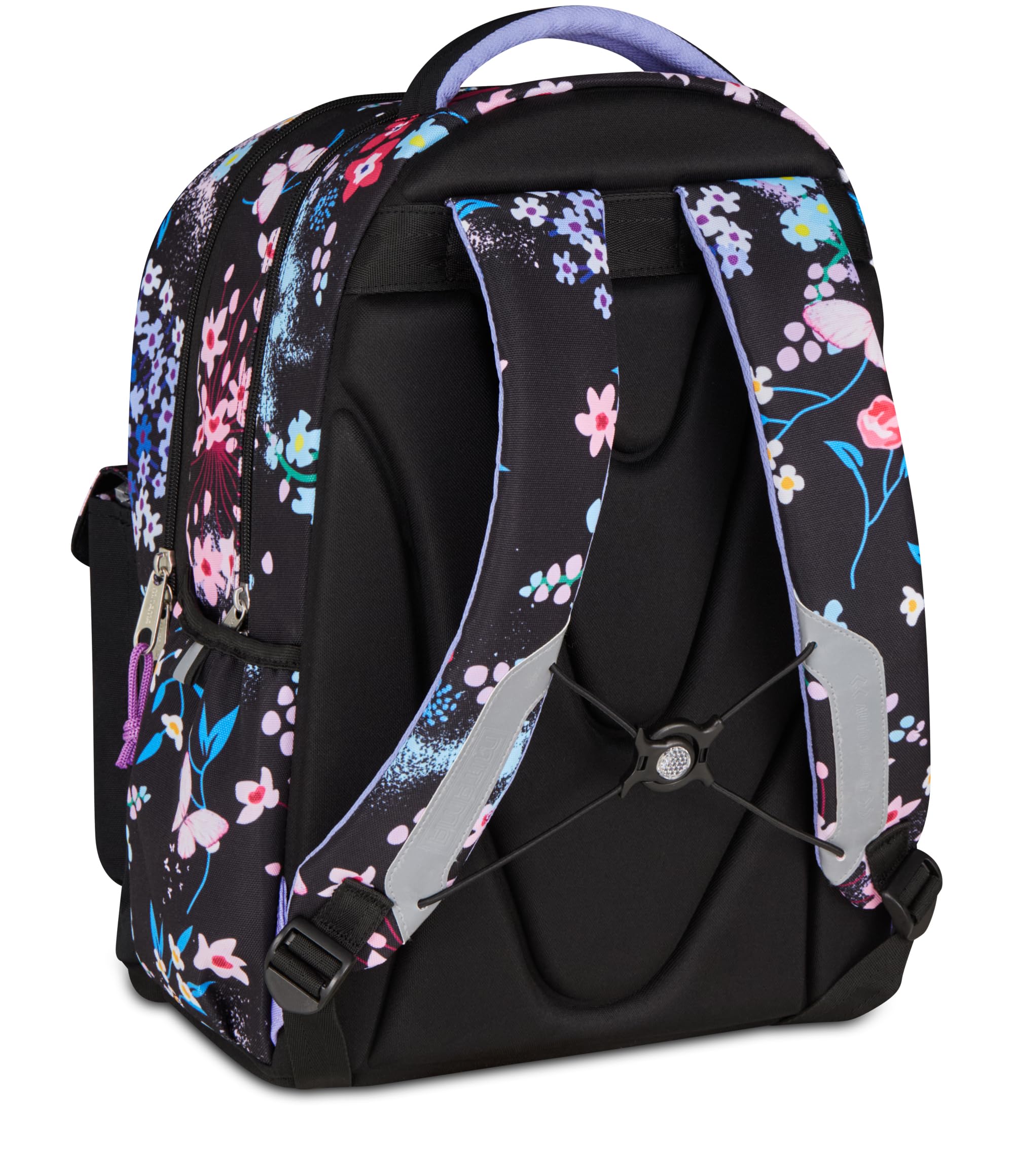 mitama-m-power-trendyflowers-zaino-scuola-elementare-triplo-scomparto-viola image 6