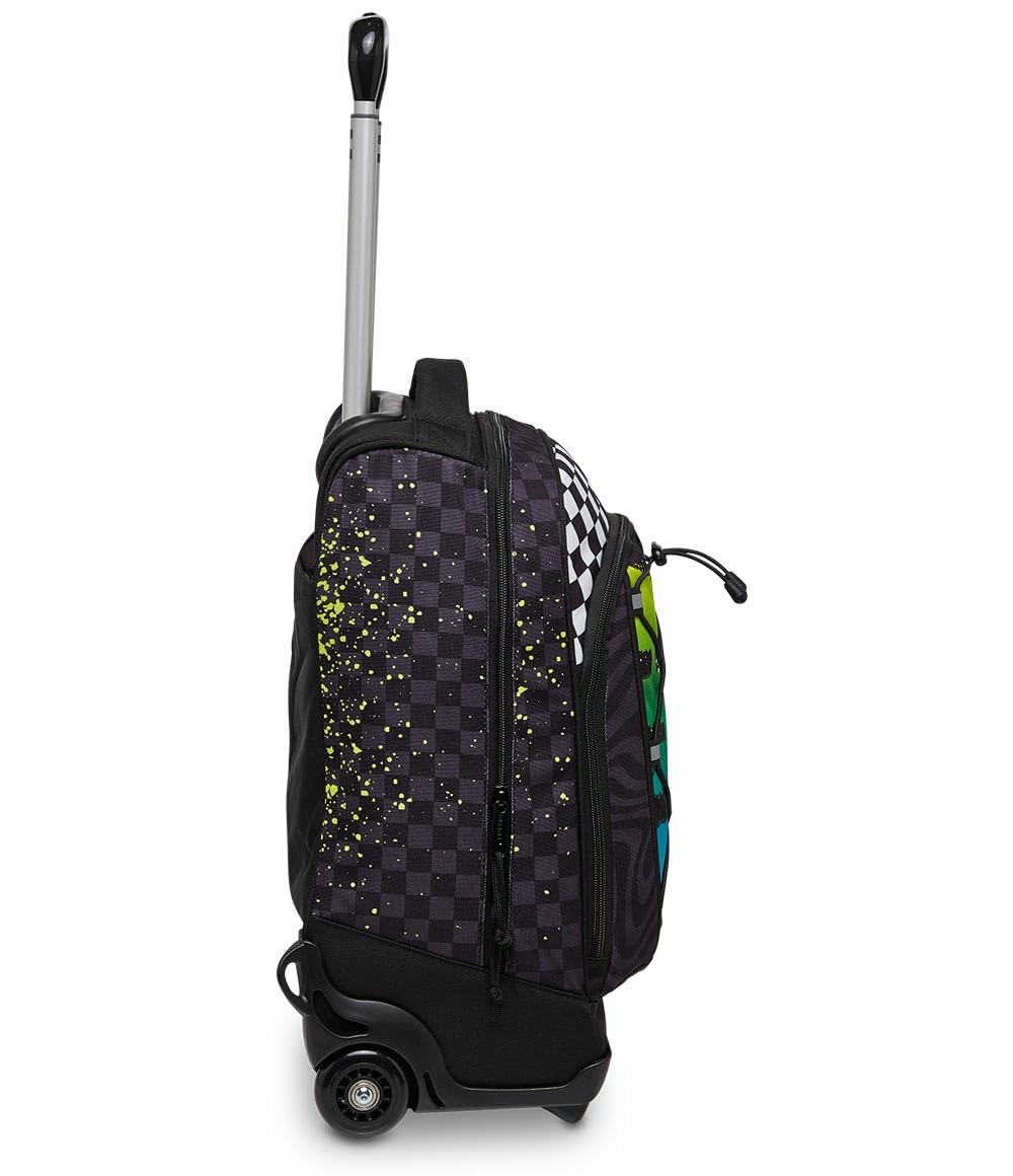 mitama-dr-trolley-bdbf-fluo-spots-nero-trolley-scuola-doppio-scomparto image 2