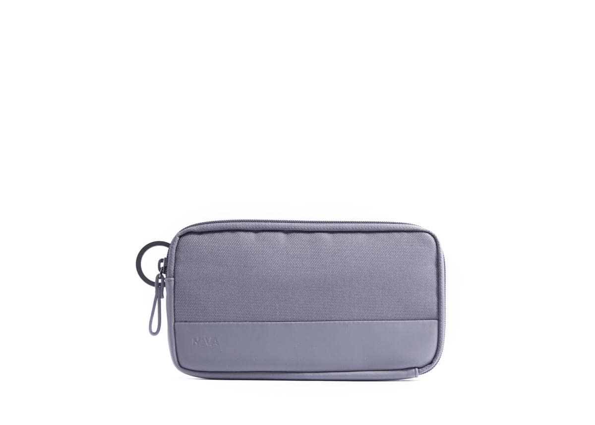 nava-design-twin-colors-astuccio-carry-all-zip-12-carte-20x11x2-cm-grigio-lime image 1