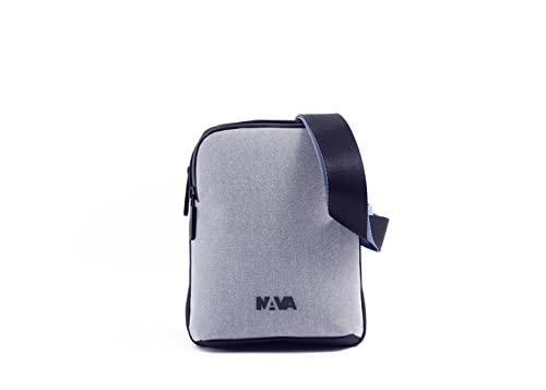 nava-design-motion-tracolla-slim-2-scomparti-grigio-scuro-chiaro-25-x-20-x-6-cm image 6