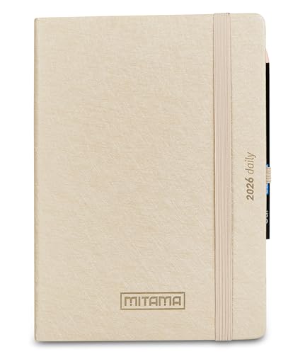 mitama-agenda-giornaliera-2026-champagne-beige-15x21-cm-con-matita image 8