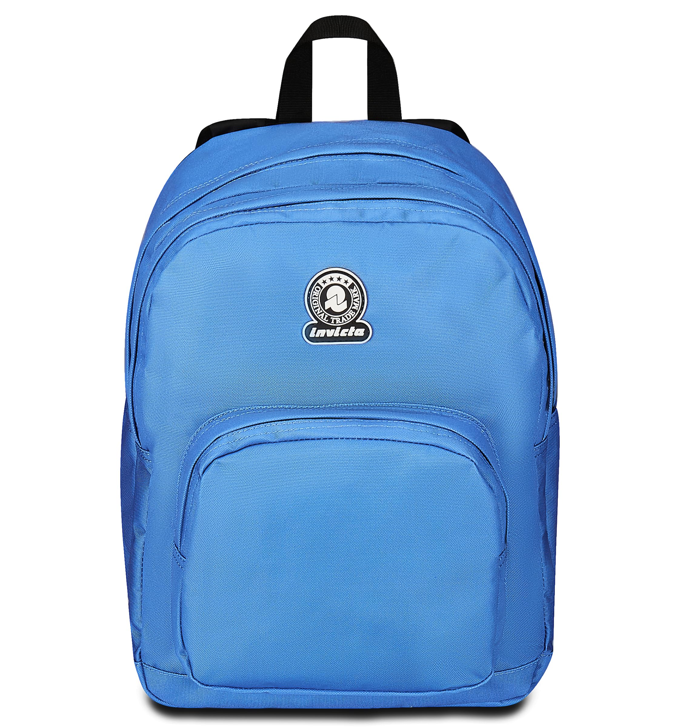 invicta-zaino-benin-m-solid-nero-doppio-scomparto-30l-con-porta-laptop-scuola-vi image 1