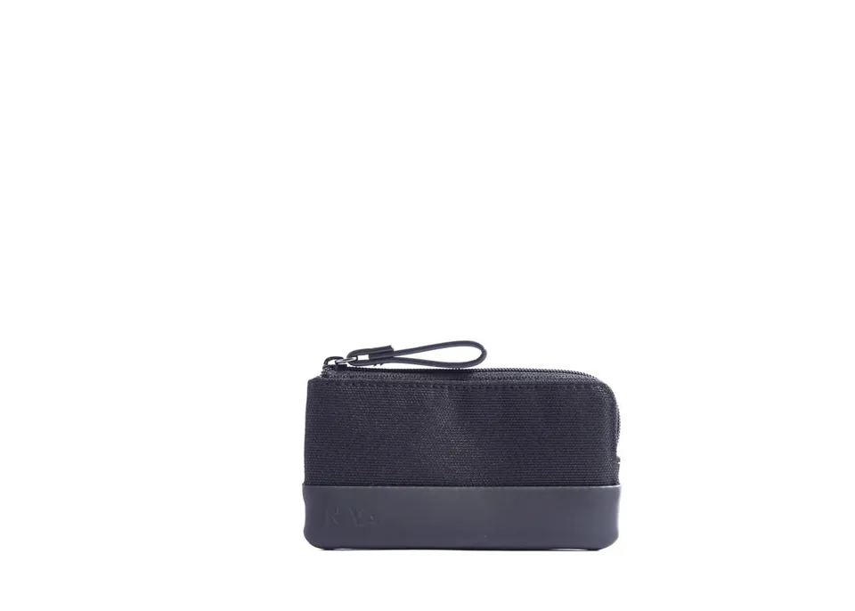 nava-design-twin-colors-astuccio-portachiavi-con-anello-e-zip-nero-blu-7-x-12-x- image 1