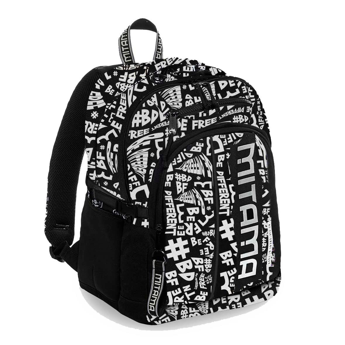 mitama-bdbf-lettering-zaino-scuola-30-l-con-usb-e-tasca-pc image 1