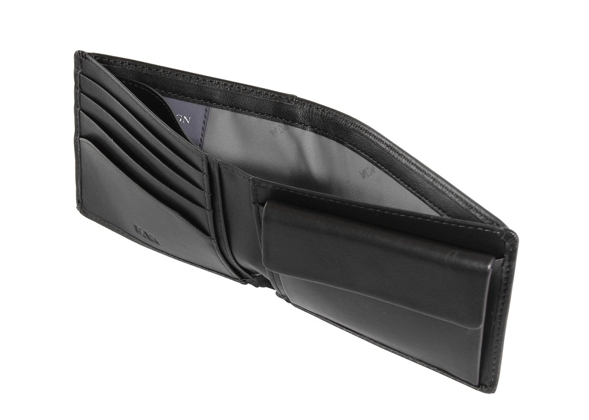 nava-design-smooth-portafoglio-uomo-slim-nero-4-slot-carte-con-monete image 3