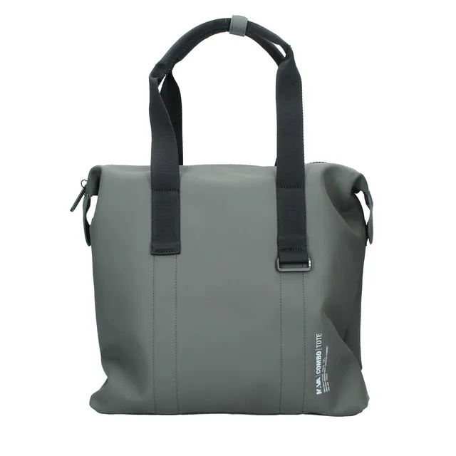 nava-design-combo-tote-con-manici-busta-interna-zip-fango-39x36x13-cm image 1