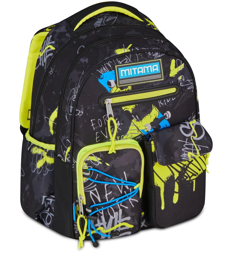 mitama-m-power-rebel-zaino-scuola-elementare-nero image 1