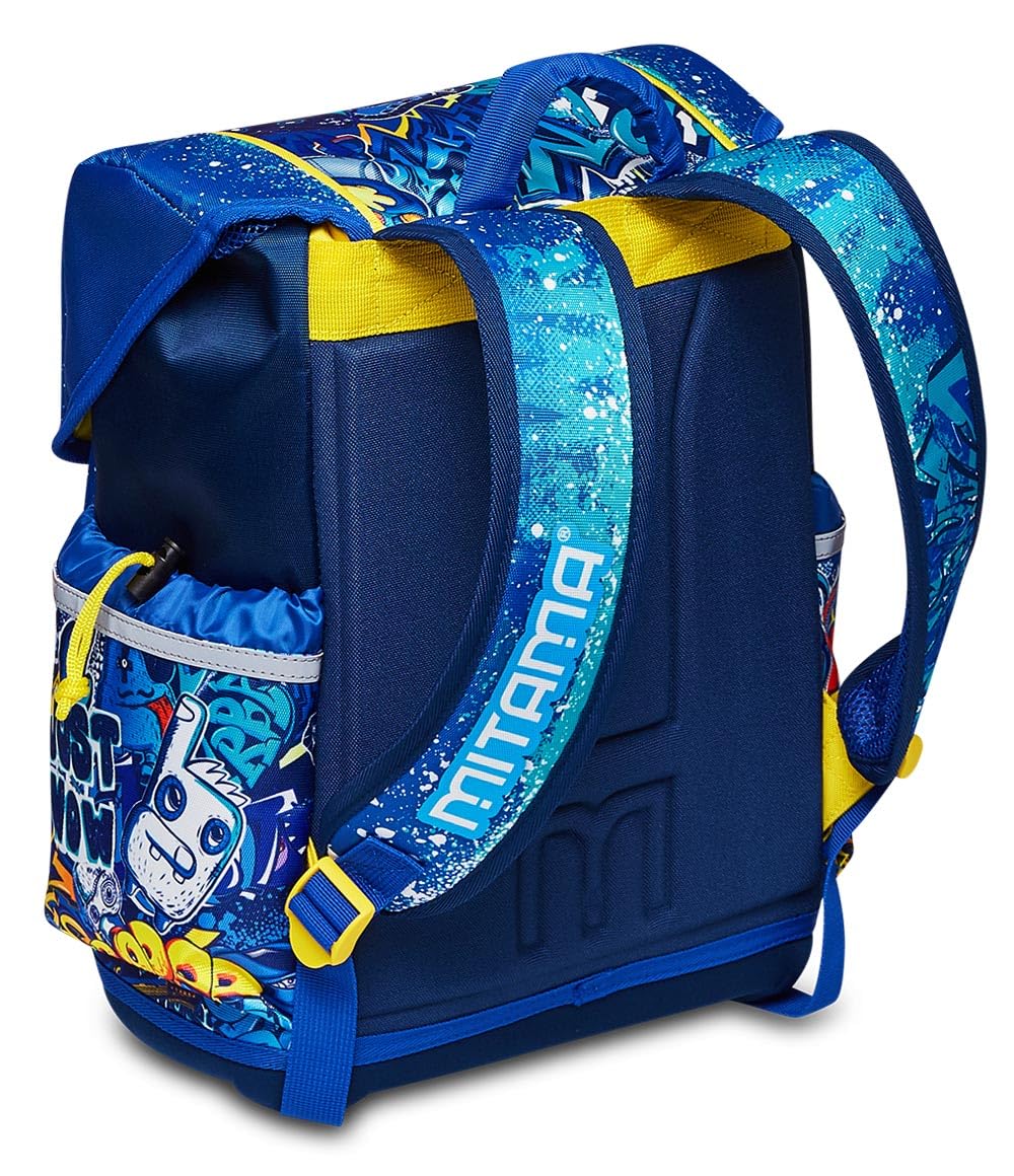 mitama-upside-speedy-blu-zaino-scuola-doppio-scomparto-impermeabile image 4