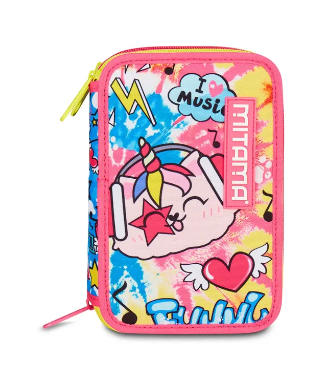 mitama-triplo-catrock-astuccio-scuola-3-scomparti-da-47-pz-completo image 1