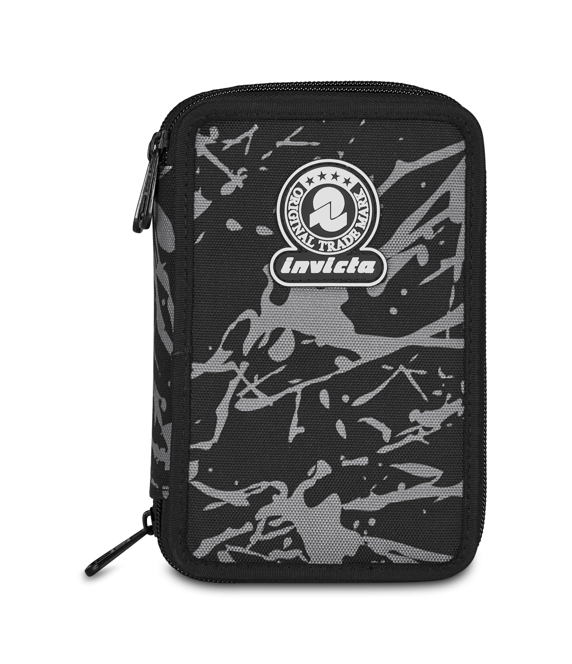 invicta-astuccio-scuola-3-zip-fantasy-nero-completo image 6
